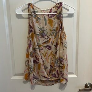 Floral tank top